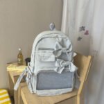 Blue Ita Bag Lightweight Backpack with Bows