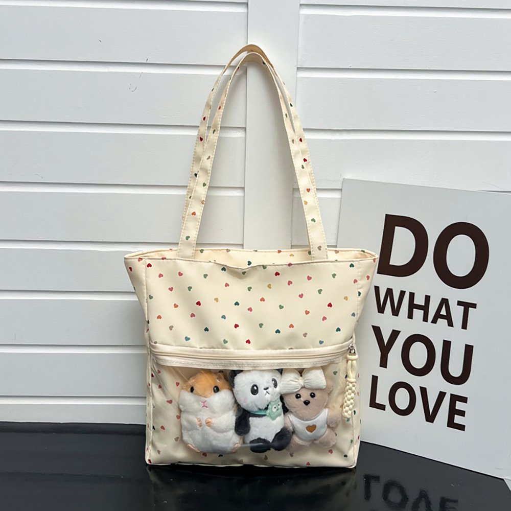 Blue Ita Bag Lightweight Clear Window Tote