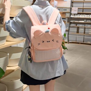 Cat Ita Bag Cute Kawaii Large Clear Window