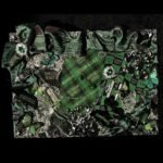 Dark green Gothic-style ita bag insert available in multiple colors