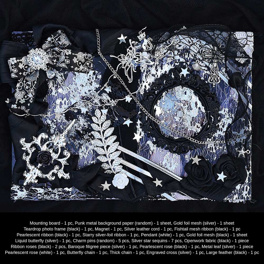 Gothic Red Blue Ita Bag Insert Multiple Styles