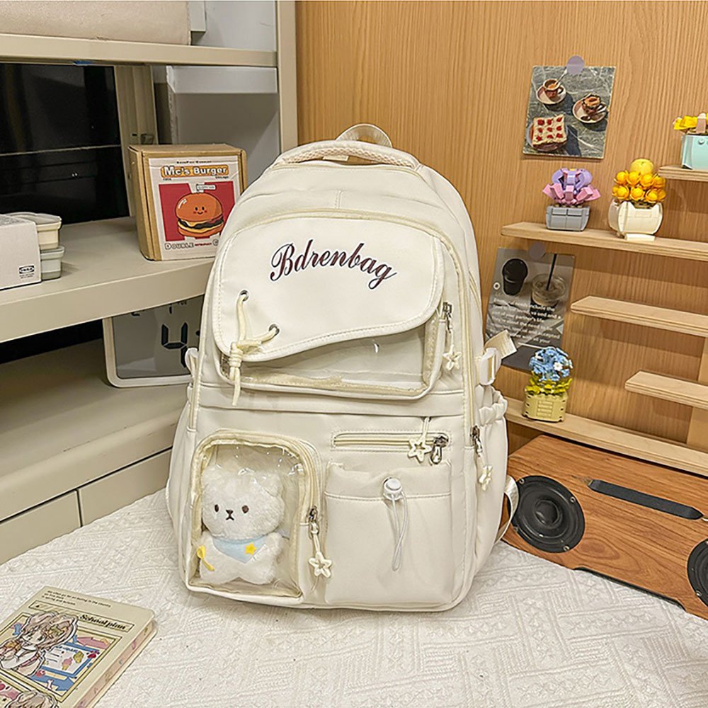 Ita Bag Backpack Double Window Multi Pocket