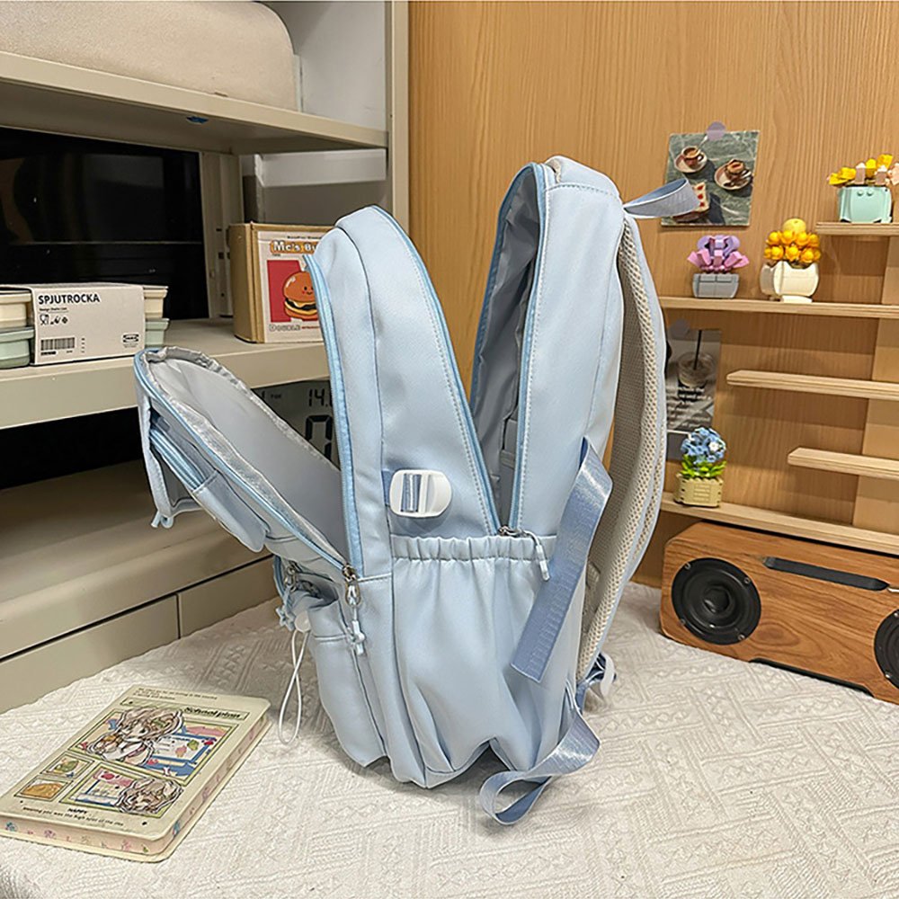 Ita Bag Backpack Double Window Multi Pocket