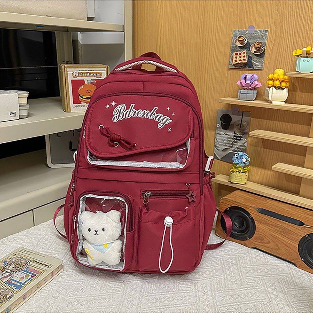 Ita Bag Backpack Double Window Multi Pocket