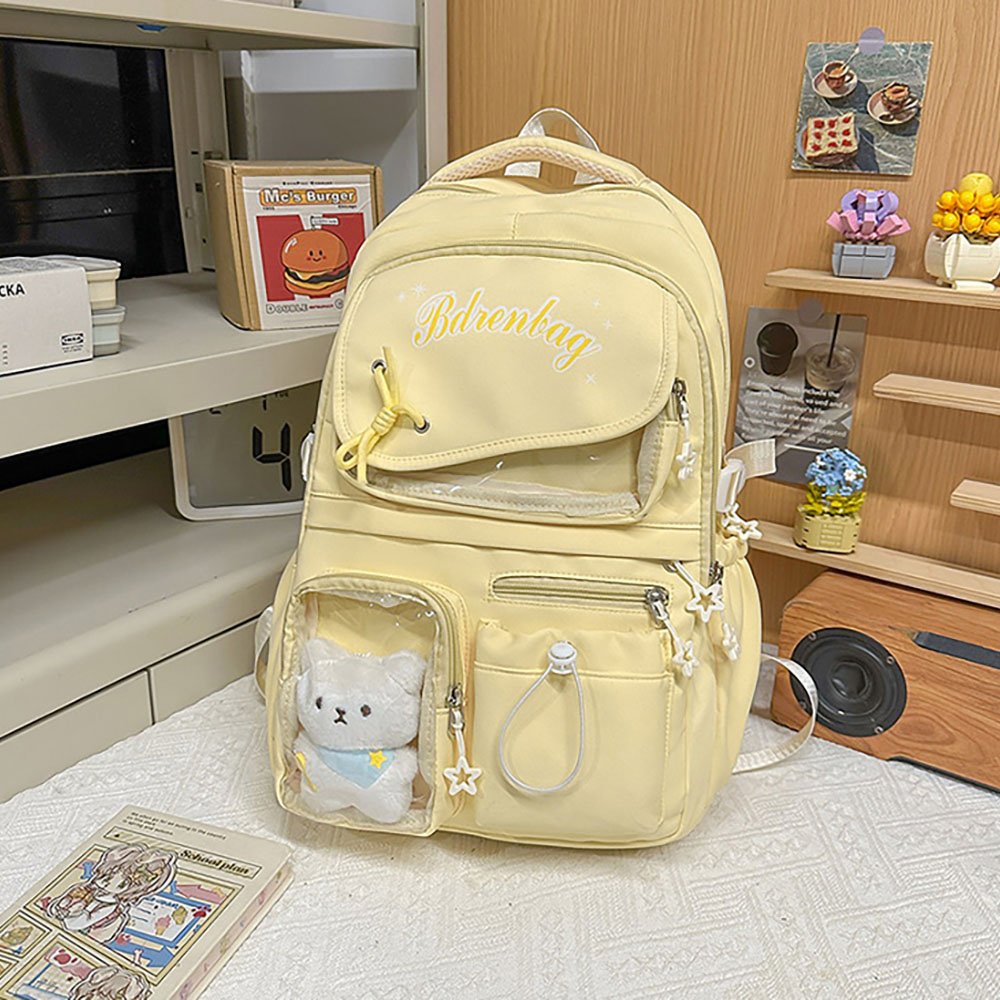 Ita Bag Backpack Double Window Multi Pocket