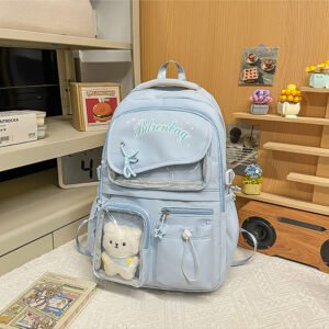 Ita Bag Backpack Double Window Multi Pocket