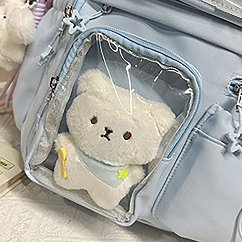 Ita Bag Backpack Double Window Multi Pocket