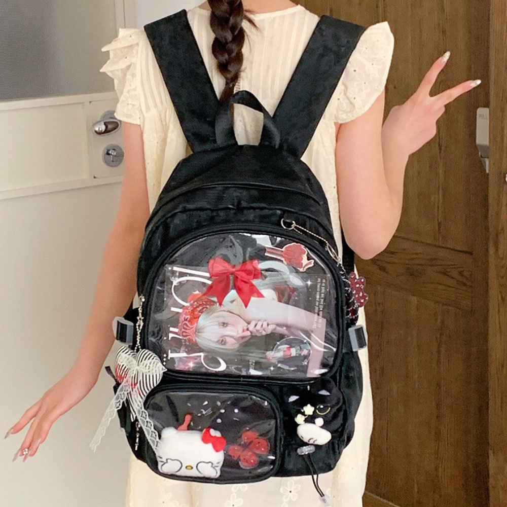 Ita Bag Backpack Large PU Double Window