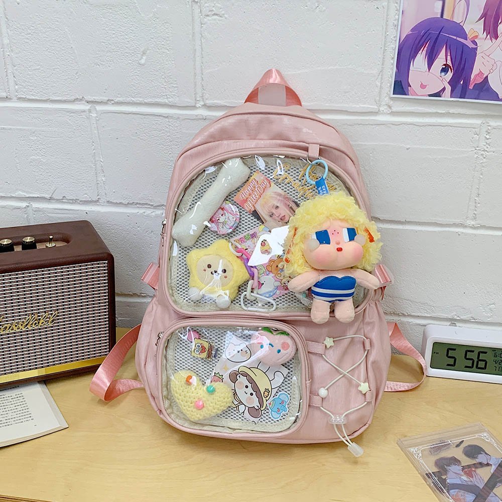 Ita Bag Backpack Large PU Double Window