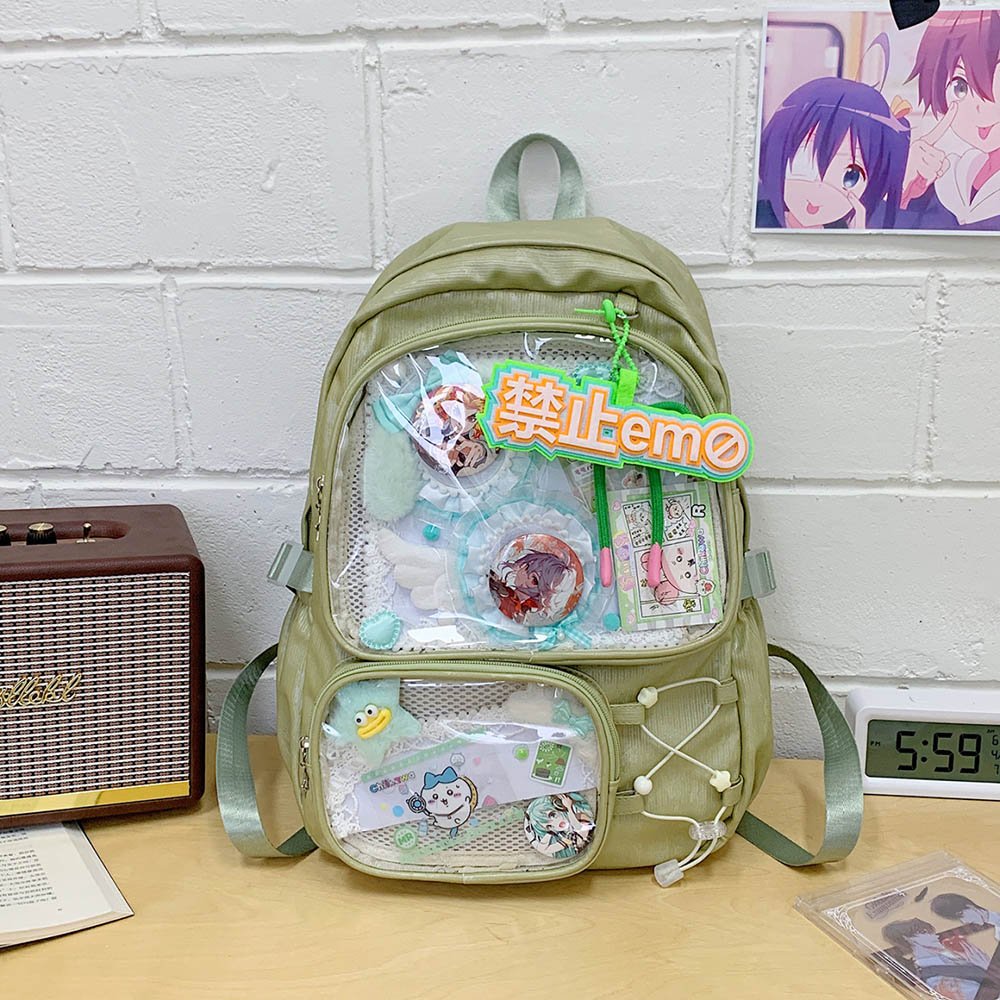 Ita Bag Backpack Large PU Double Window