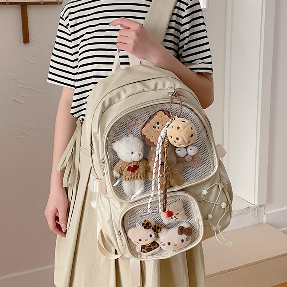 Ita Bag Backpack Large PU Double Window