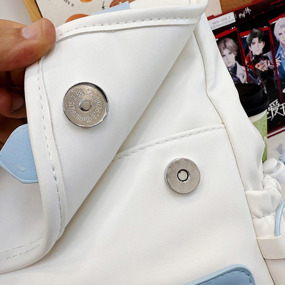 Ita Bag Backpack PU Leather Card Window Pin