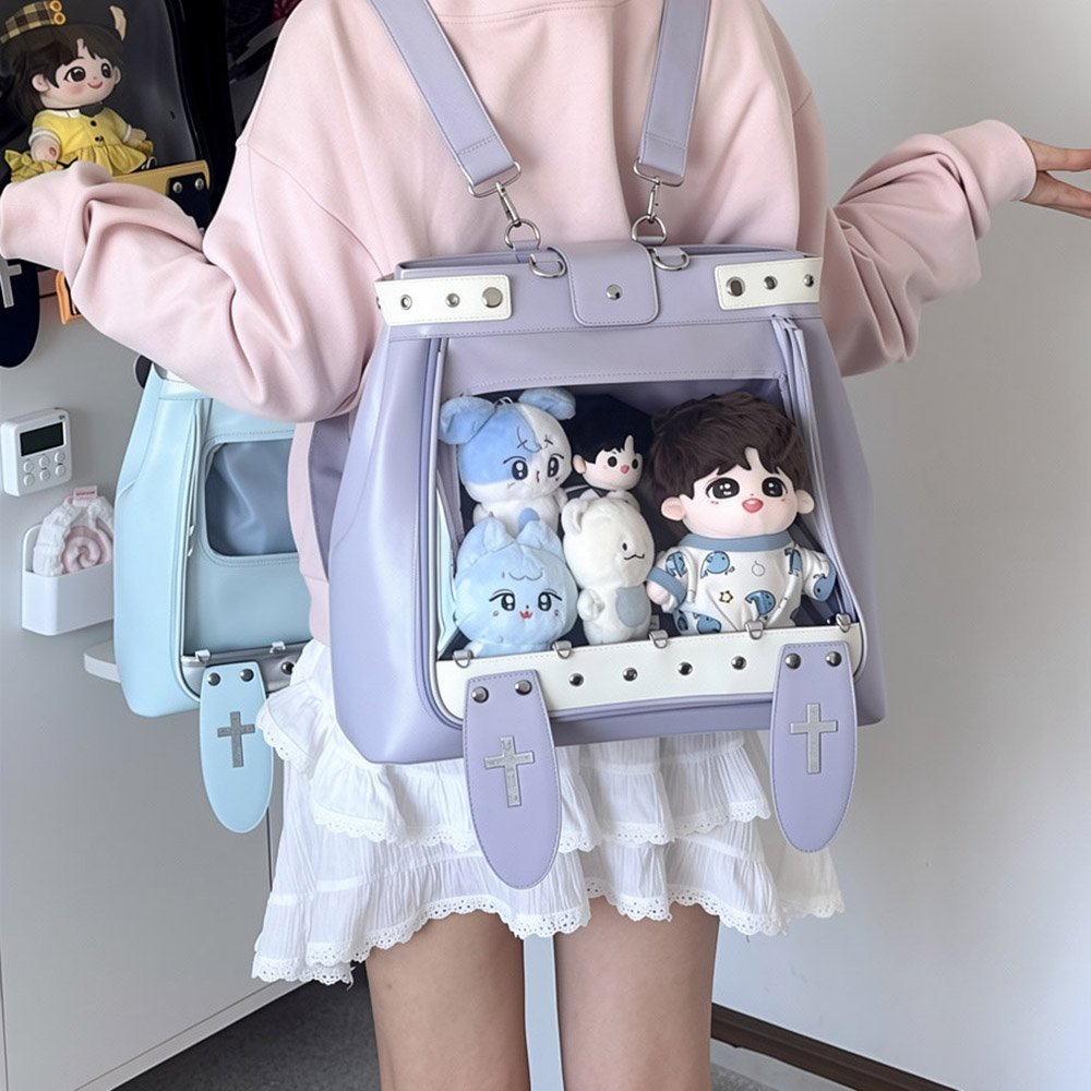 Ita Bag Backpack Plush Display Hidden Pocket
