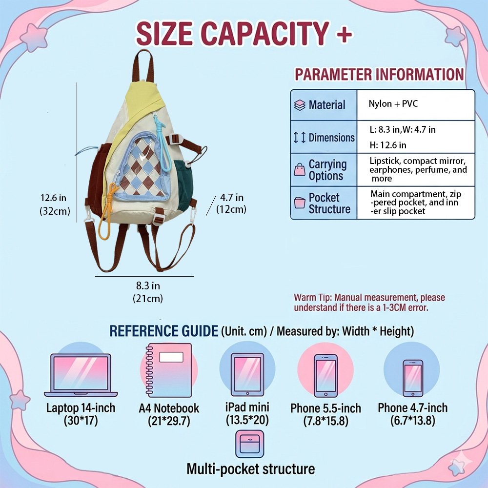 Ita Bag Backpack Sling Teardrop Bag