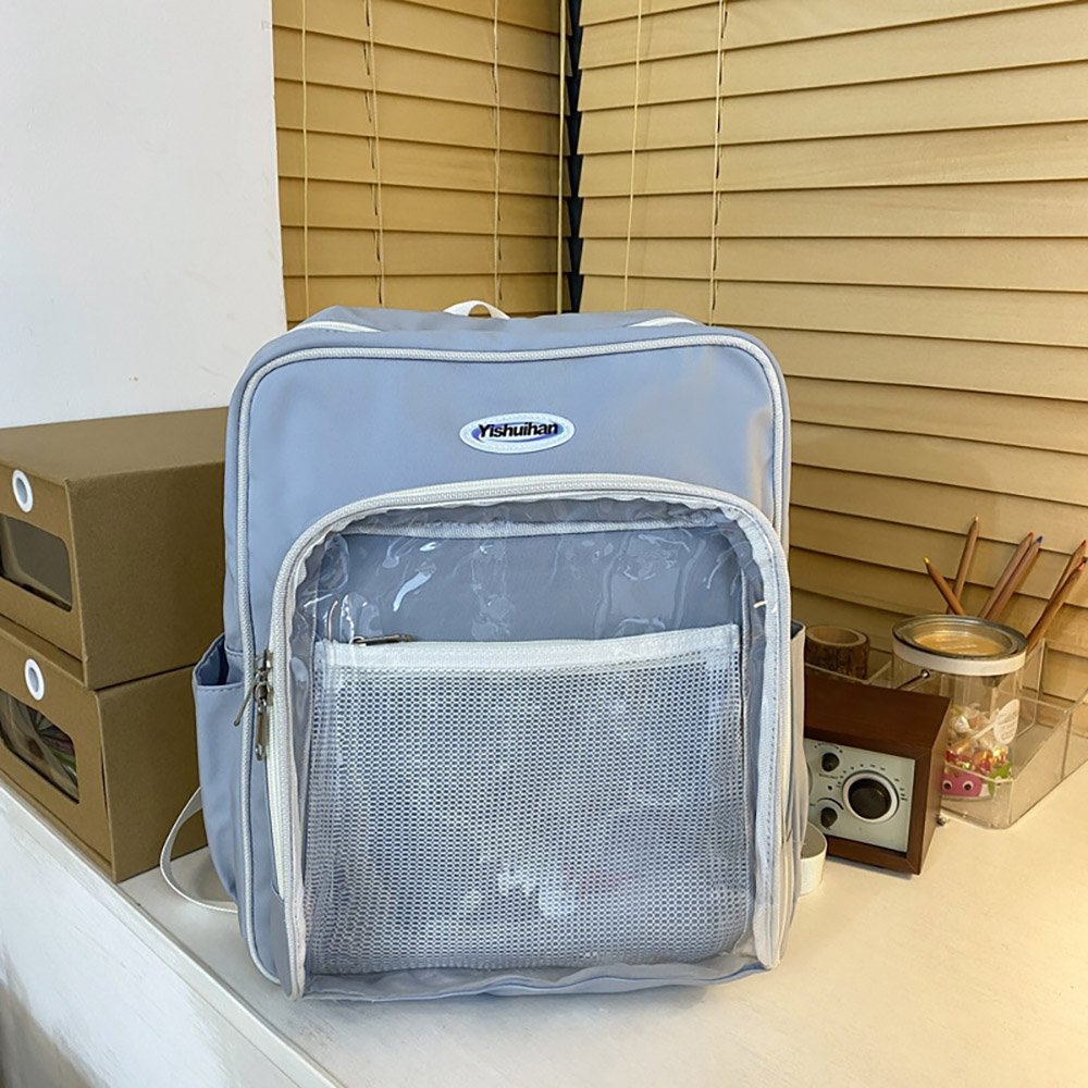 Ita Bag Backpack Strong Support Clear Window