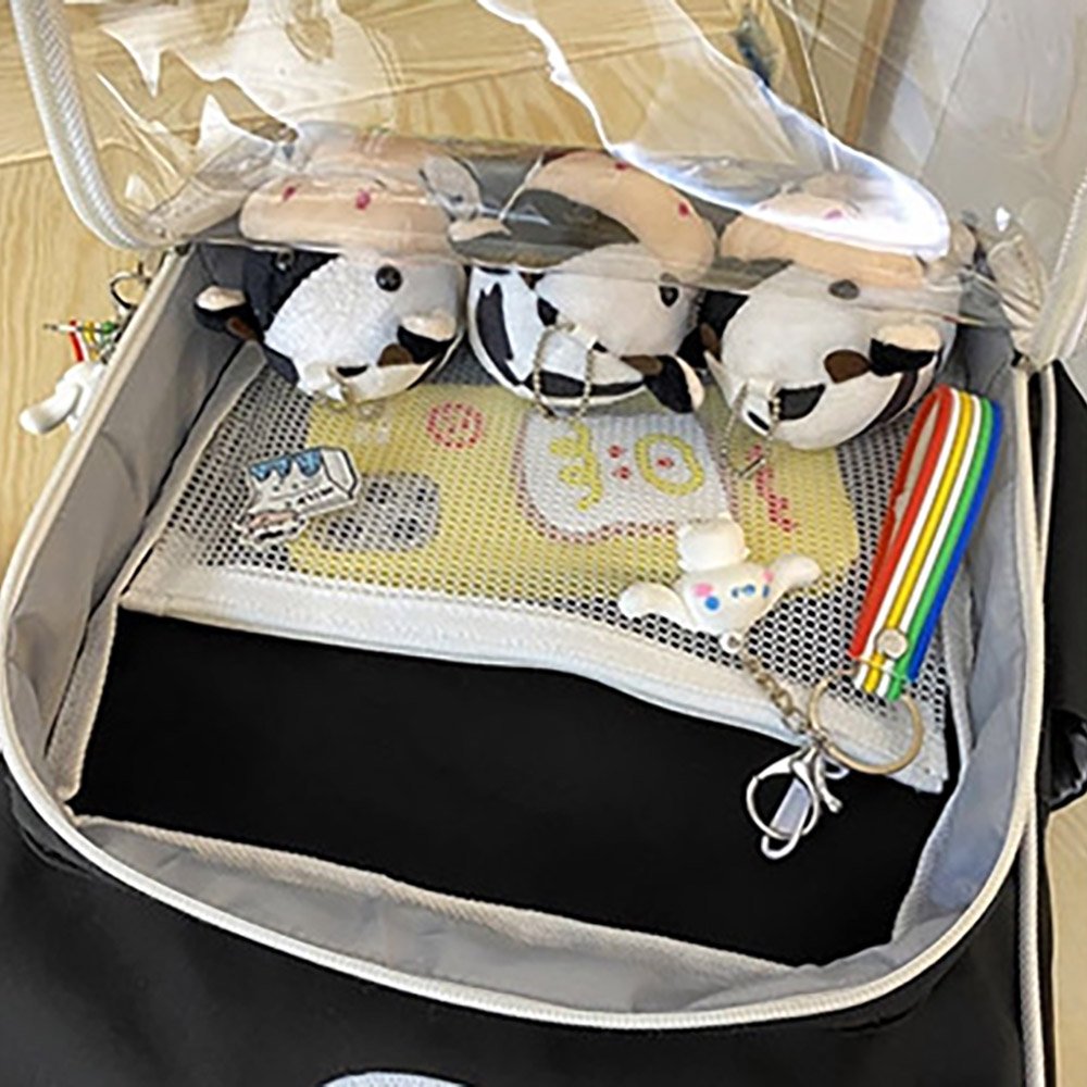 Ita Bag Backpack Strong Support Clear Window