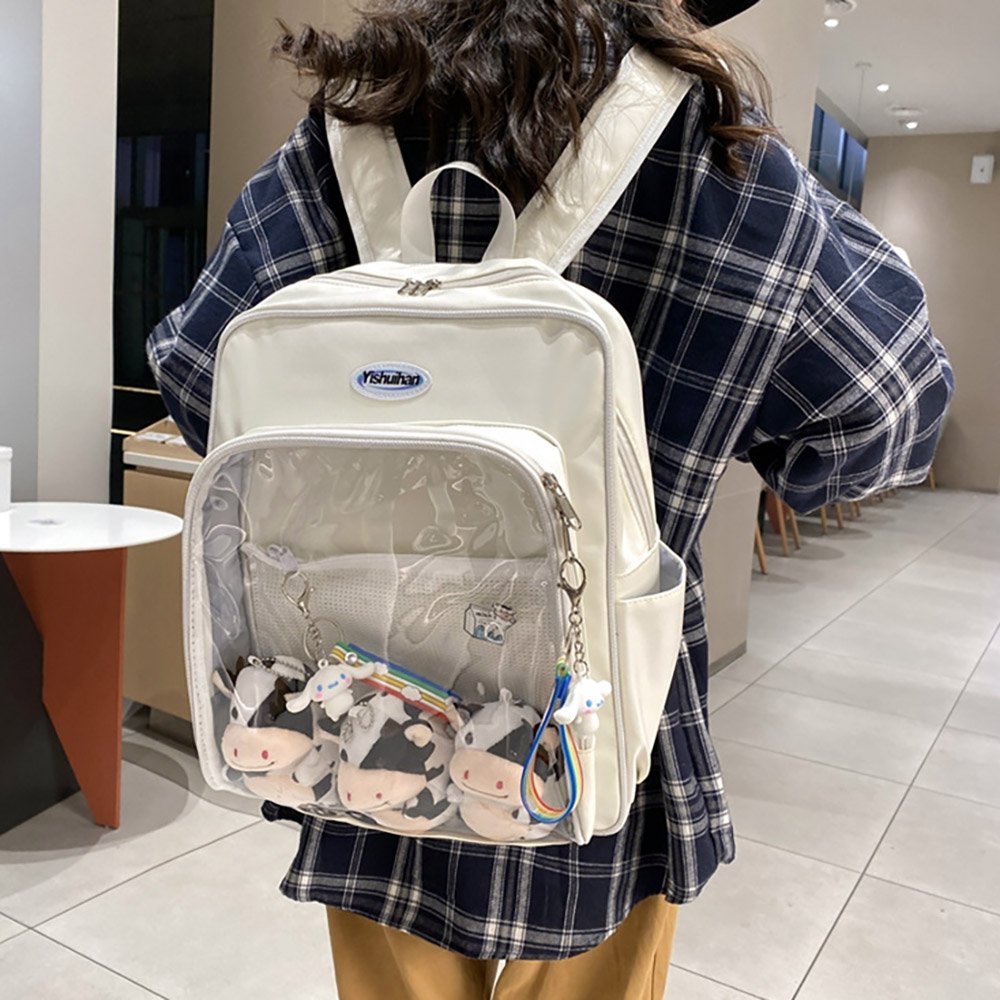 Ita Bag Backpack Strong Support Clear Window