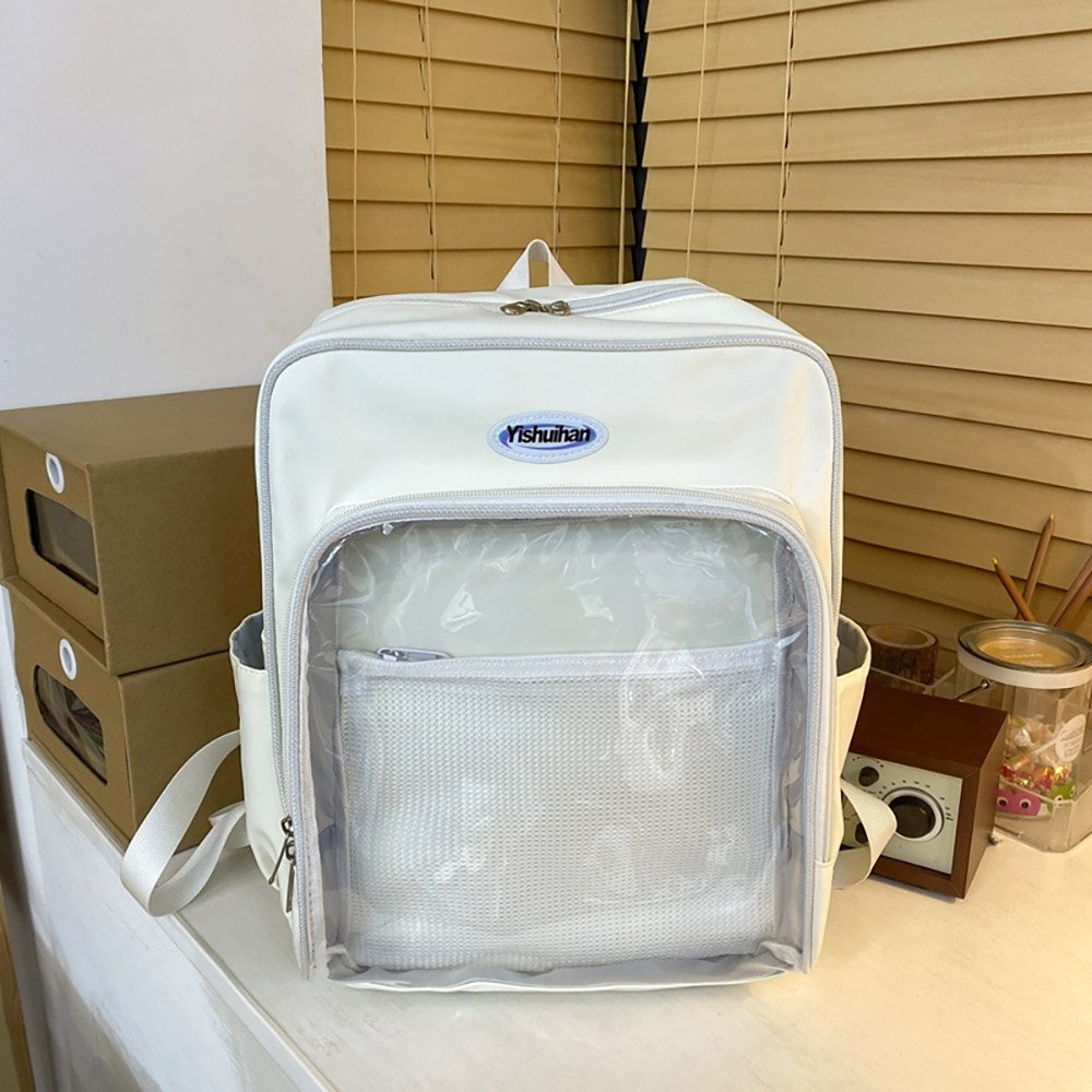 Ita Bag Backpack Strong Support Clear Window