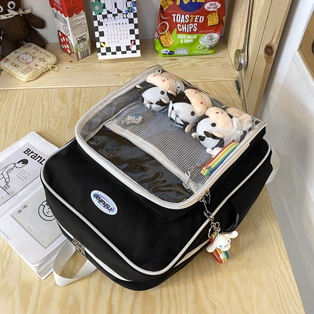 Ita Bag Backpack Strong Support Clear Window