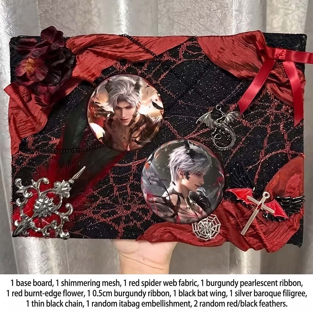 Ita Bag Insert Burgundy Gothic Display Board