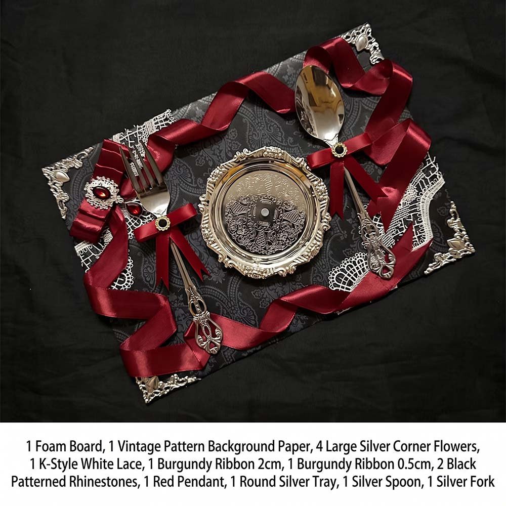 Ita Bag Insert Burgundy Gothic Display Board