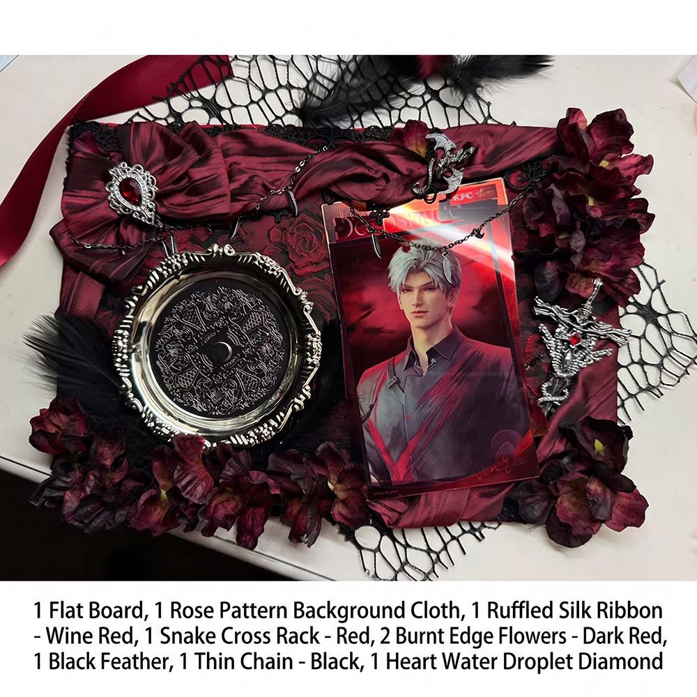 Ita Bag Insert Burgundy Gothic Display Board