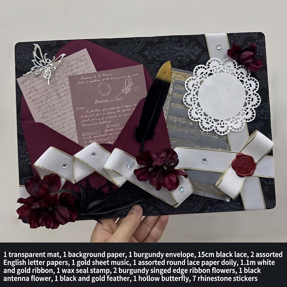 Ita Bag Insert Burgundy Gothic Display Board