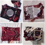 Ita Bag Insert Burgundy Gothic Display Board