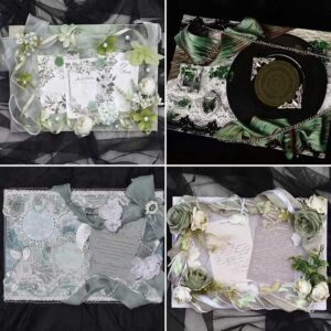 Mint Green Floral A4 Ita Bag Insert available in multiple colors