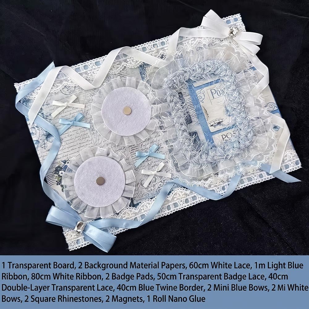 Multi Style Blue Gothic Ita Bag Insert Kit