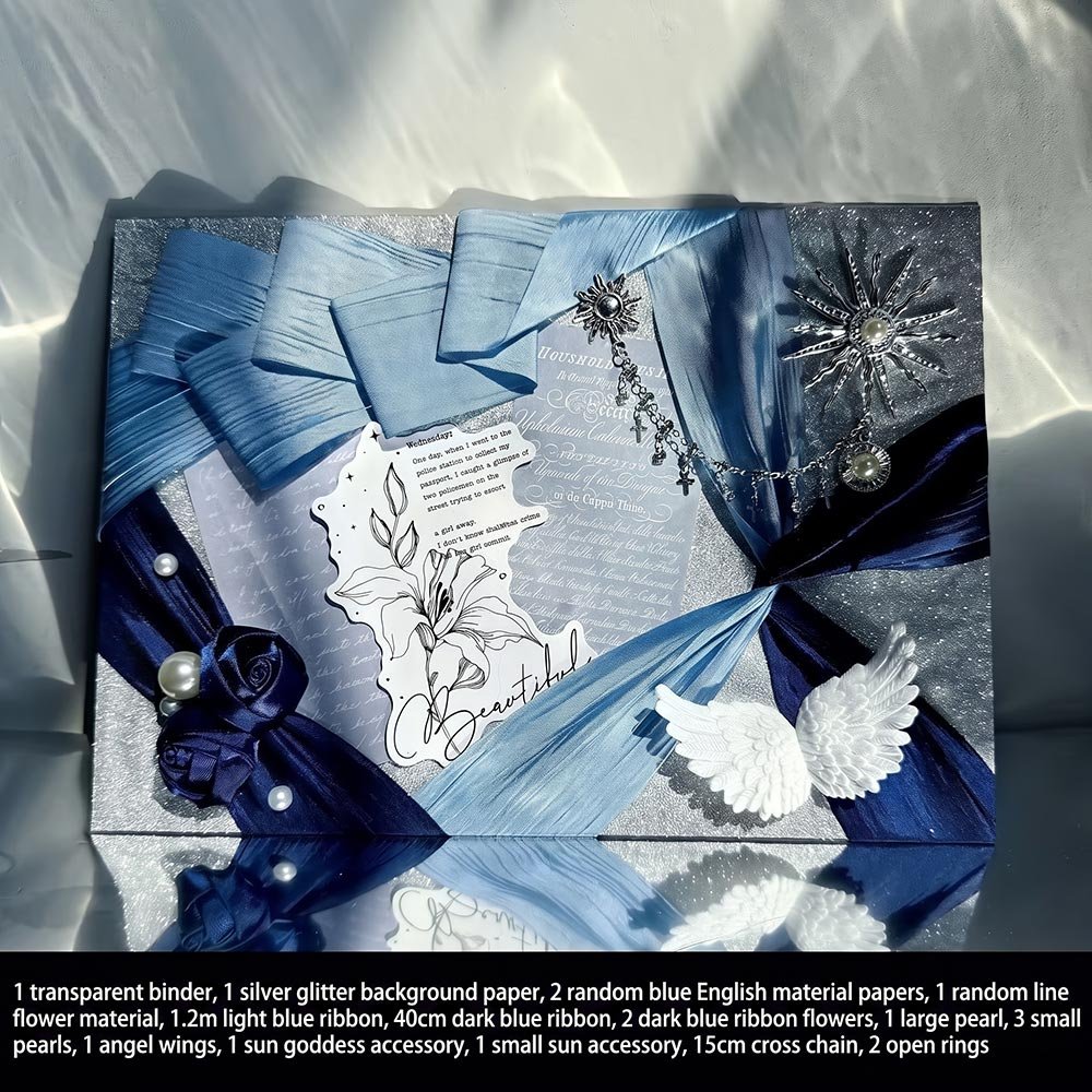 Multi Style Blue Gothic Ita Bag Insert Kit