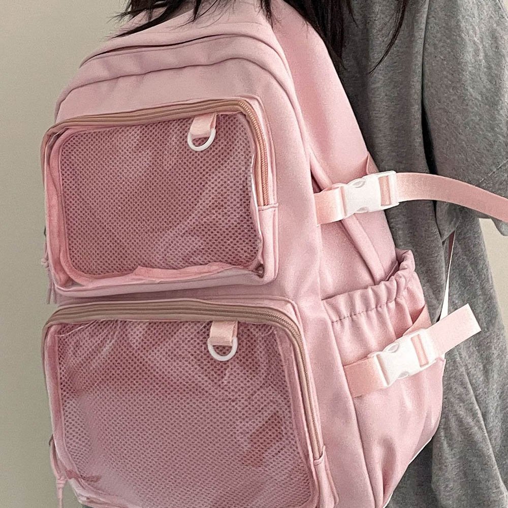 Pink Ita Bag Double Window Large Padded Strap