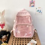 Pink Ita Bag Double Window Large Padded Strap