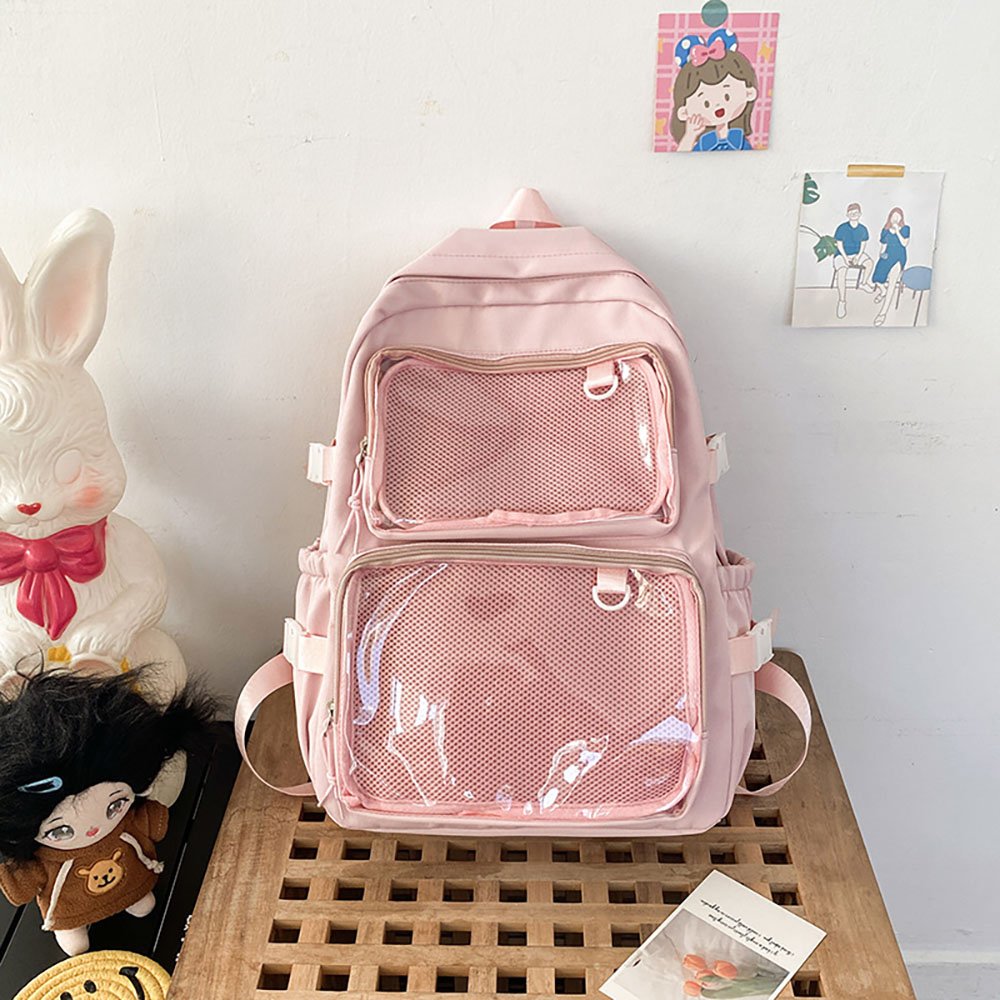 Pink Ita Bag Double Window Large Padded Strap