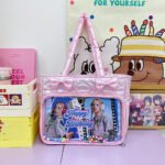 Pink Ita Bag Large Tote Comfy Shoulder Strap