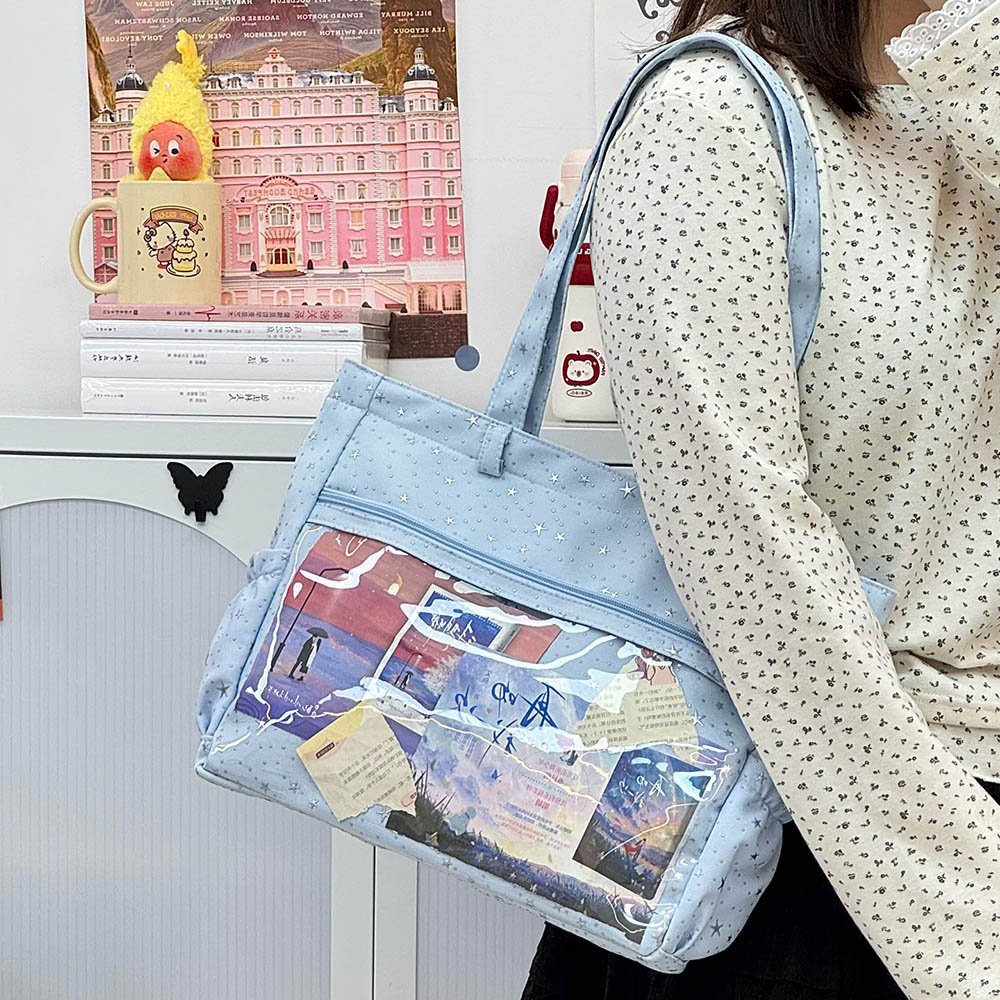 Pink Ita Bag Large Window Multi Pocket