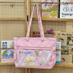 Pink Ita Bag Large Window Multi Pocket