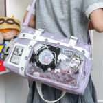 Purple Ita Bag Dual Window Large Tote