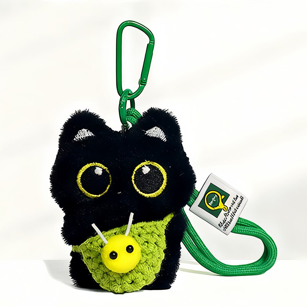 Black Cat Ita Bag Charms Cute Plush