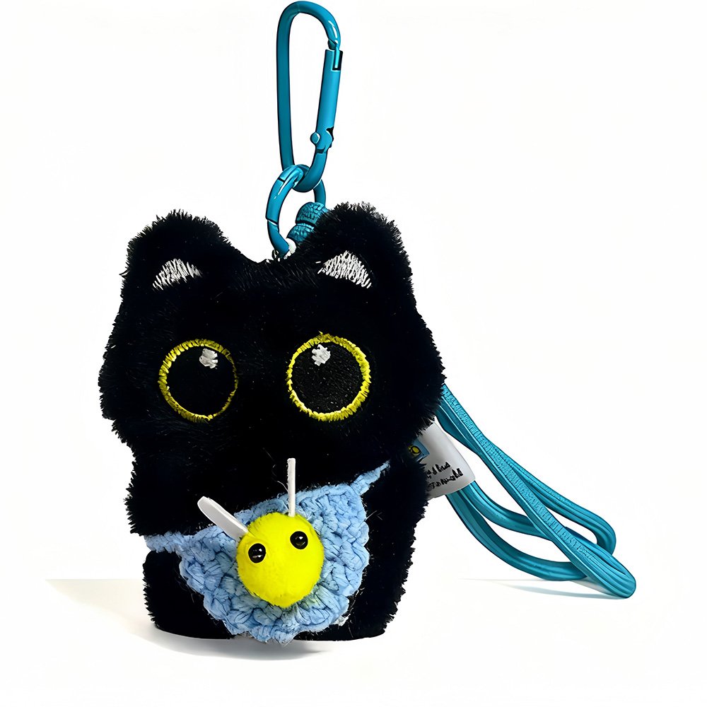 Black Cat Ita Bag Charms Cute Plush