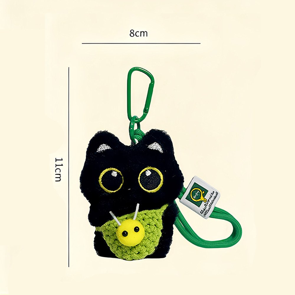 Black Cat Ita Bag Charms Cute Plush
