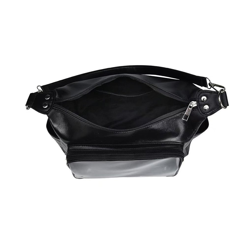 Black Ita Bag Crossbody Tote With Pouch