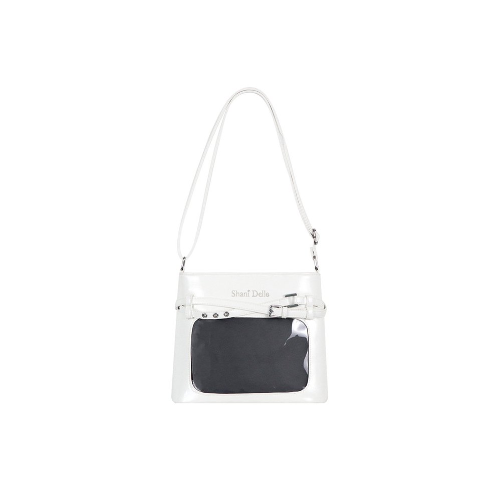 Black Ita Bag Large Clear Window Pin Insert