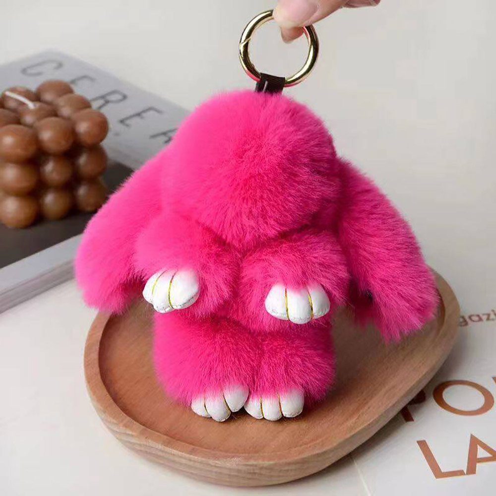 Cute Bunny Plush Ita Bag Charms Multi Colors