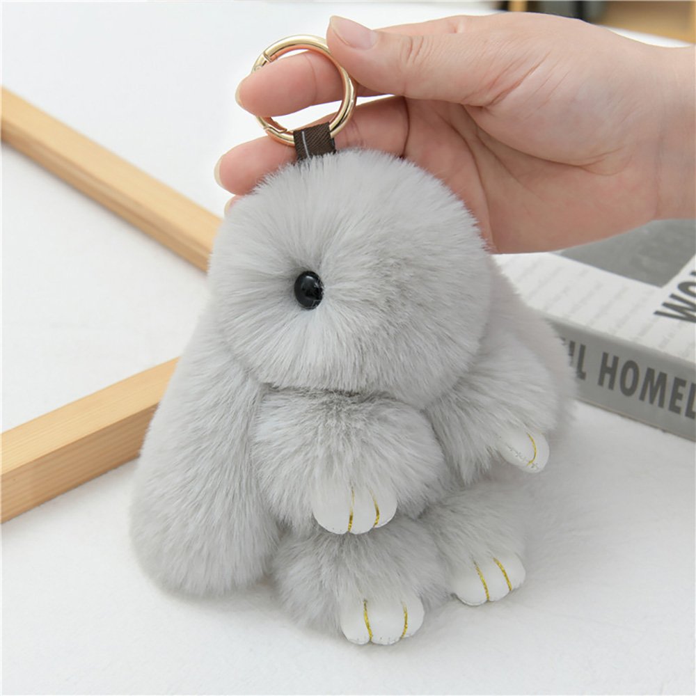 Cute Bunny Plush Ita Bag Charms Multi Colors