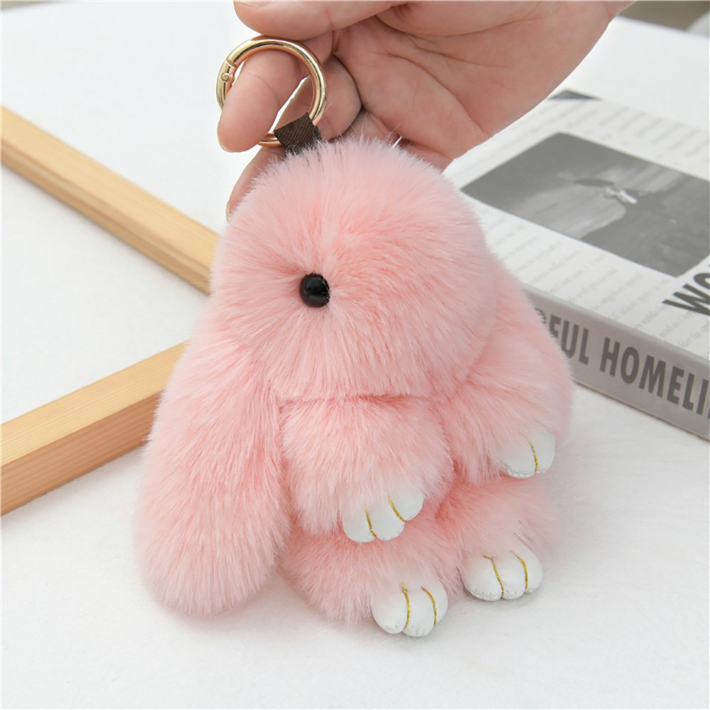 Cute Bunny Plush Ita Bag Charms Multi Colors
