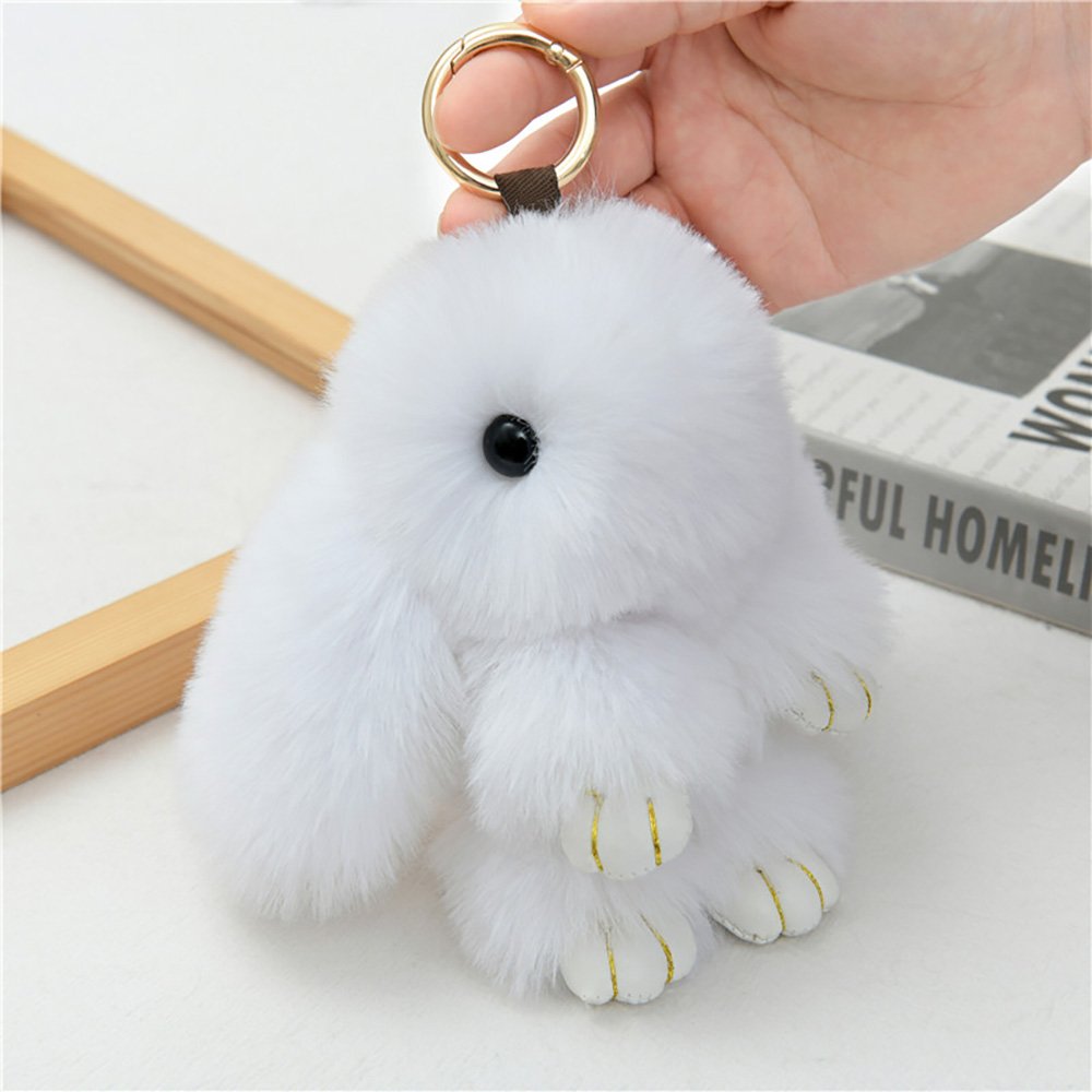 Cute Bunny Plush Ita Bag Charms Multi Colors