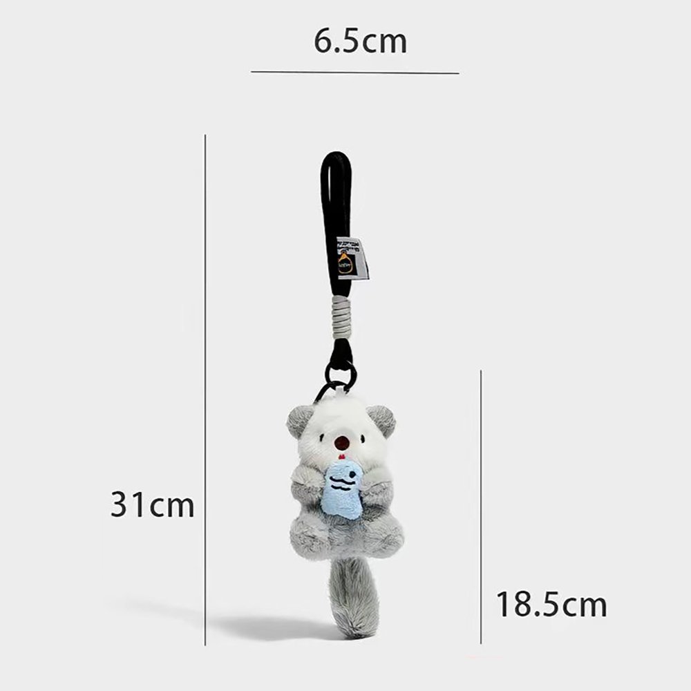 Cute Plush Otter Ita Bag Charms