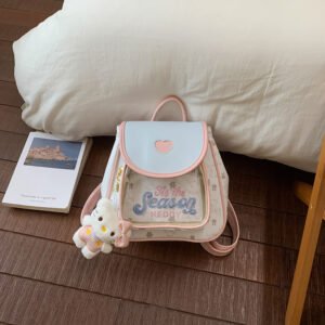 Ita Bag Backpack Cute Heart Embroidered Window