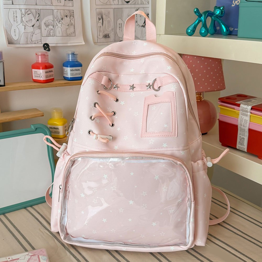 Ita Bag Backpack Large Dual Clear Window